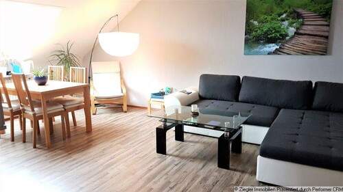 Wohnbereich - Gemütliche, gepflegte Dachgeschoss-Wohnung im OT Neckarhausen - 304018