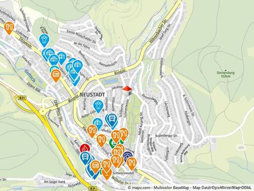 Geolyzer Kartenausschnitt - 
