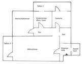 Wohnungsgrundriss - 
