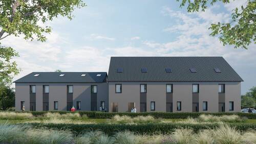 Ansicht Nord - Reihenmittelhaus mit 88,30 m&sup2; in Achstetten zum Kaufen