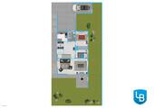 Grundriss Erdgeschoss mit Garten - 