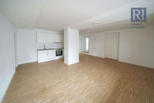 Wohn- und Schlafzimmer - Wohnen am Kulturspeicher - 1-Zimmer-Wohnung mit Einbauküche