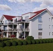 *** 2-Zimmer-Wohnung im 1. OG mit Südbalkon - Neubau Mehrfamilienhaus mit 15 Einheiten *** - Sontheim-Attenhausen