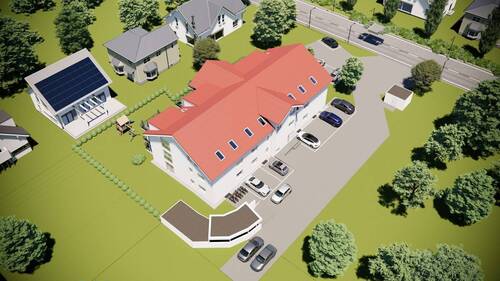 Vogelperspektive - Etagenwohnung mit 65,30 m&sup2; in Sontheim-Attenhausen zum Kaufen