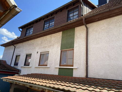 Hinteransicht mit Gauben - 