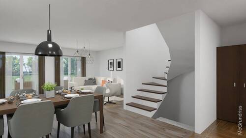Wohn-Essen - 4 Zimmer Doppelhaushälfte zum Kaufen in Leinfelden-Echterdingen