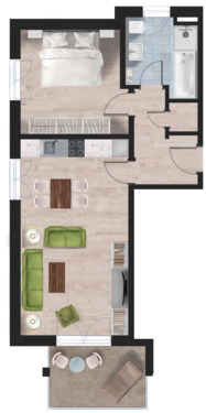 2-Zimmer mit allen Extras - 2 Zimmer Etagenwohnung in Olching