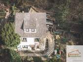 Luftbild - Knusperhaus im romantischen Altwied - ideal für Handwerker und große Familien