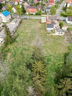 Luftbild gesamt - schönes Baugrundstück in Wustermark