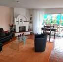 Wohnzimmer mit Kaminecke - 