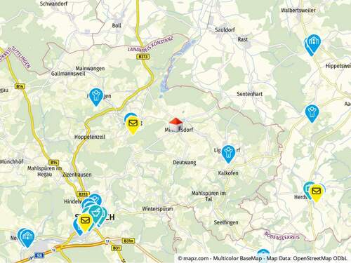 Geolyzer Kartenausschnitt - 