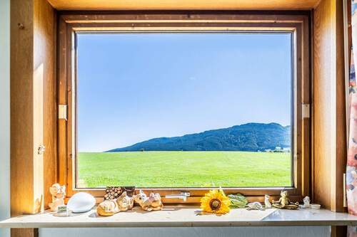 Ausblick Wohnzimmer - 9 Zimmer Mehrfamilienhaus, Wohnhaus in Halblech / Unterreithen