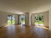 Wohnzimmer - 3 Zimmer Terrassenwohnung zum Kaufen in München