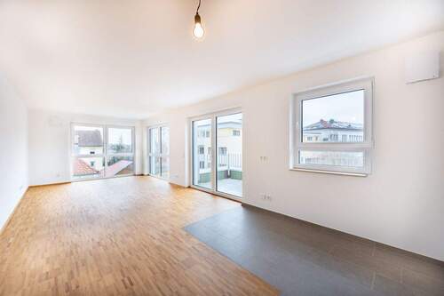 Wohn- Koch- Essbereich Ansicht 4 - 3-Zimmer-Wohnung mit Balkon WüFrauenland