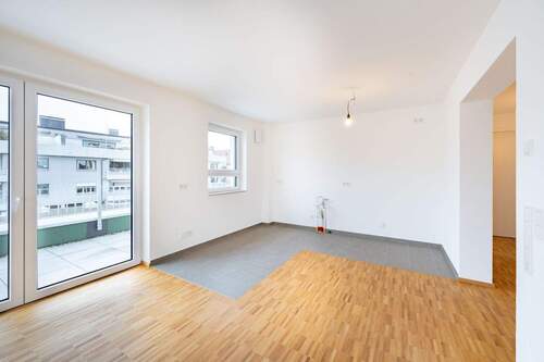 Wohn- Koch- Essbereich Ansicht 2 - 3 Zimmer Etagenwohnung in Würzburg