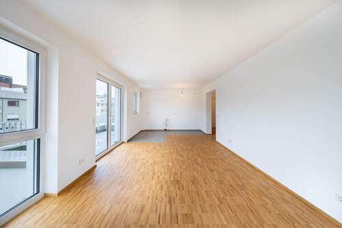 Wohn- Koch- Essbereich Ansicht 1 - Etagenwohnung mit 85,30 m&sup2; in Würzburg zum Kaufen