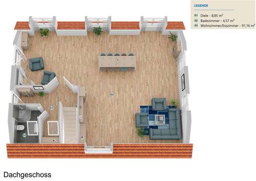 Dachgeschoss - 