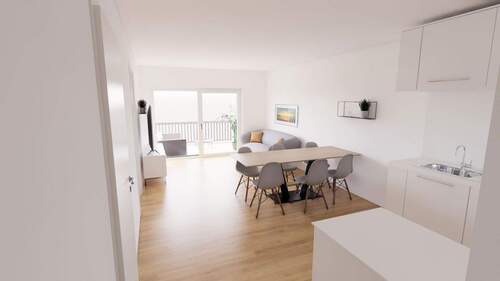 2-Zimmer-Whg. Wohn-/Essbereich - 