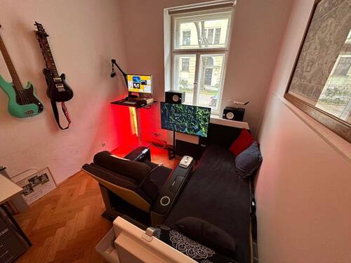 Mit Podcast Studio auf Shure SM7B - 