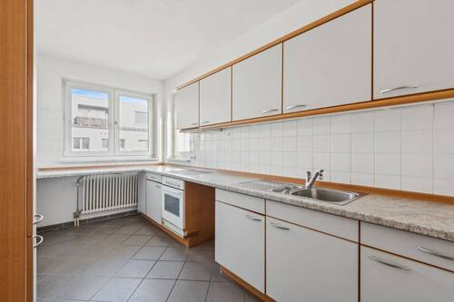 Blick in die Küche - 