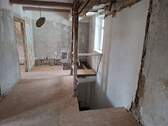 Flur im OG Vorderhaus, geplantes Bad - 