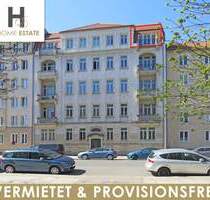 Hoch hinaus: Dachgeschosswohnung mit Balkon in begehrter Lage! - Dresden Striesen-Süd