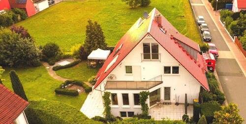 Süd Ansicht - 5 Zimmer Mehrfamilienhaus, Wohnhaus zum Kaufen in Markt Erlbach