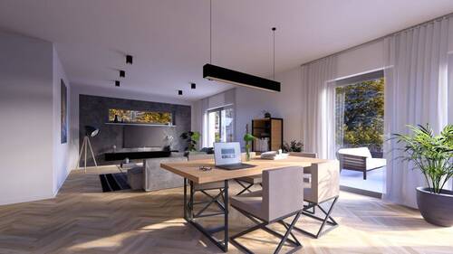 Ansicht Esszimmer - 5 Zimmer Einfamilienhaus in Reinheim