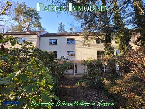 AnsichtGartenneu.jpg - Charmantes Reihenmittelhaus mit Keller, Garten und Garage in Wannsee