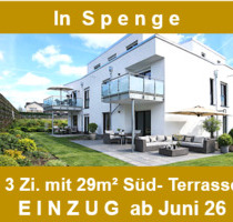 In SPENGE: 3 Zi. Neubau-ETW. mit 29m² Süd- Terrasse. EINZUG ab Juni 26. - Bielefeld Jöllenbeck