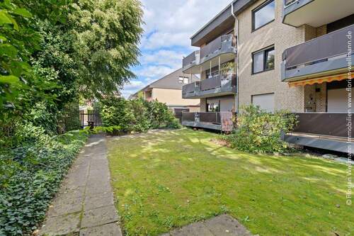 Gemeinschaftliche Gartenfläche - Etagenwohnung mit 101,20 m&sup2; in Rheine zum Kaufen