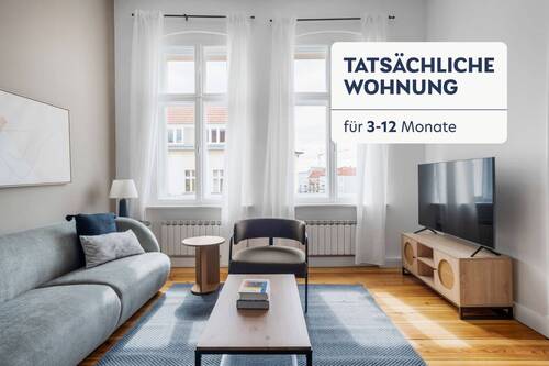 1.JPG - Perfekte Wohnung mit 2 Schlafzimmern fußläufig zum Mauerpark und Helmholtzkiez.