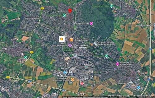Lageplan Google Maps - Grundstück in Bad Homburg vor der Höhe