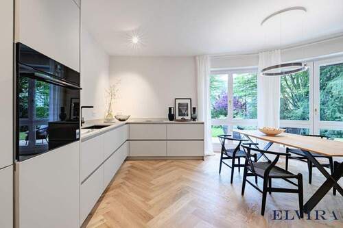 Offene Küche - 3 Zimmer Terrassenwohnung zum Kaufen in München