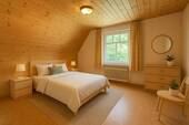 Schlafzimmer - virtuell möbliert - 