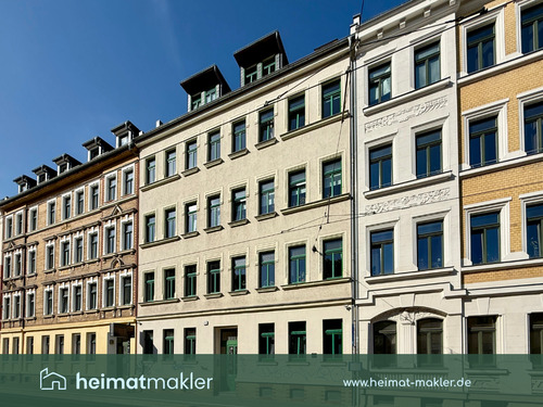 Frontansicht - Gepflegte 2-Zimmer-Wohnung mit Balkon in Lindenau - vermietet