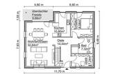 geschosser-grundriss-sh-154-eg.jpg - Mehrfamilienhaus, Wohnhaus mit 154,00 m² in Kargow zum Kaufen