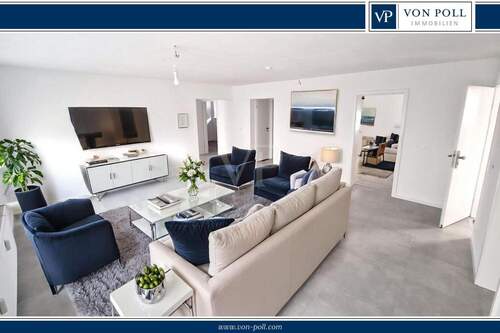 sanierte 4-Zimmerwohnung in zentraler Lage - VON POLL IMMOBILIEN: sanierte 4-Zimmerwohnung in zentraler Lage