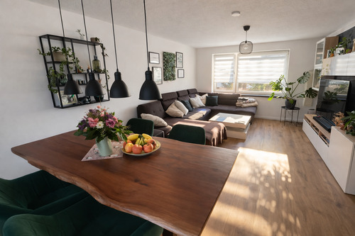 Wohnzimmer - 3 Zimmer Reihenmittelhaus in Kitzscher