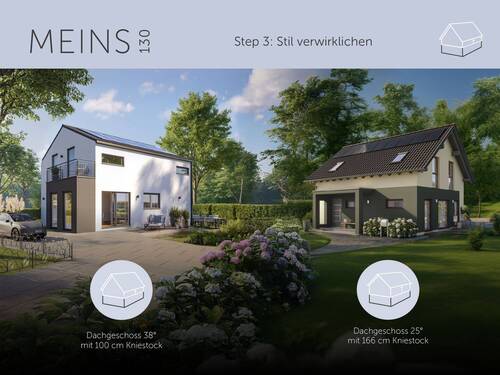 MEINS 130 Stilvariante - Einfamilienhaus mit 127,00 m&sup2; in Mönchengladbach zum Kaufen