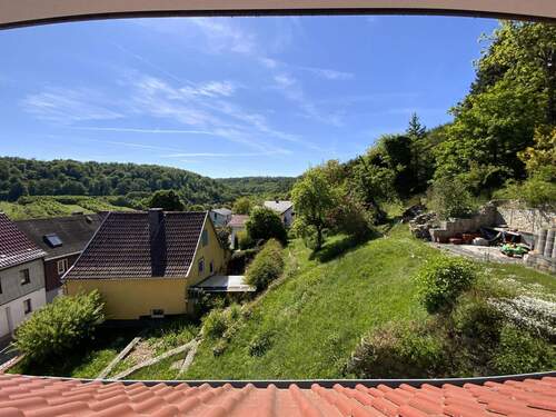 Blick aus dem Dachfenster - 
