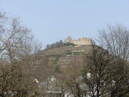 Burgblick vom Zimmer - 