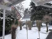 Die Terrasse im Winter - Bungalow mit 113,00 m&sup2; in Berlin-Rudow zur Miete