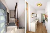 Hauseingang und Flur im Obergeschoss - 