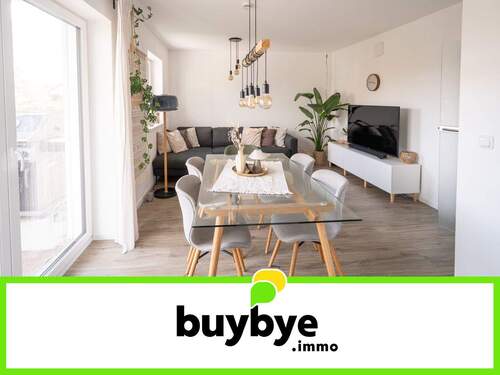 Titelbild - Burglauer: Moderne 4-Zimmer-Wohnung mit Balkon in Burglauer - KfW 40 Plus Standard