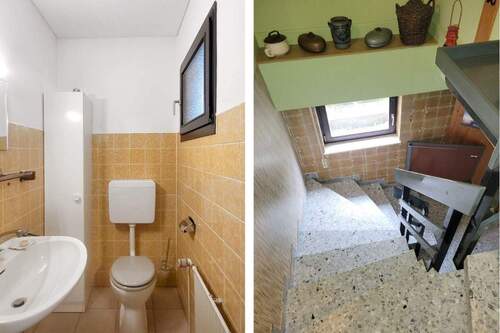 Gäste WC und Kellertreppe - 