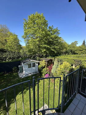 Blick von d Terasse ins Grüne - Etagenwohnung mit 52,00 m&sup2; in Willich zur Miete