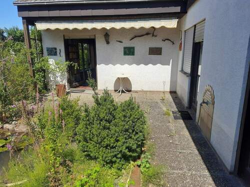 Blick auf die Terrasse - 