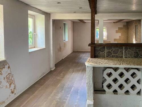 Blick von Kochen zu Wohnen - 