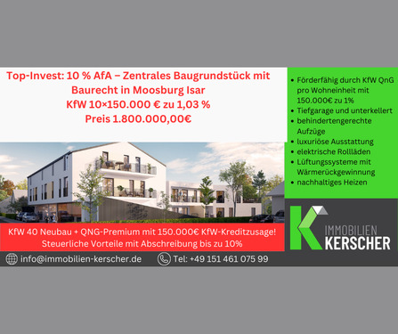 facebook Investoren gesucht.png - Baugrundstück mit Genehmigung nachhaltiger Wohnbau QNG, 10 x 150.000 € KfW zu 1,03 % Förderung